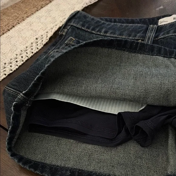 Blue Denim Mini Skirt - Picture 3 of 7